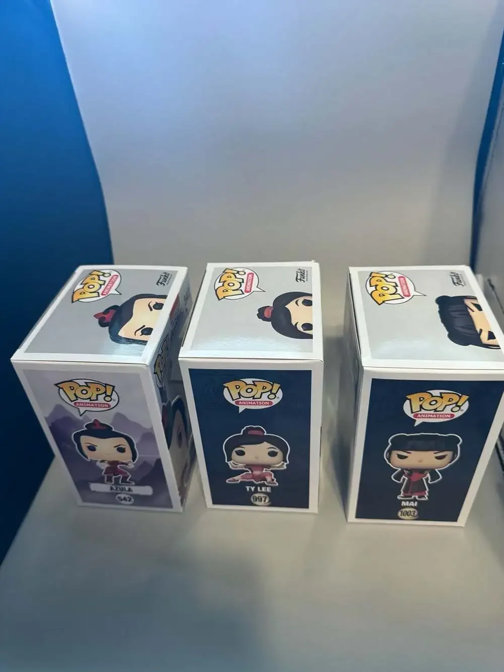 Funko Pop! Animation Avatar: The Last Airbender Azula #542, Ty Lee #997, and Mai
